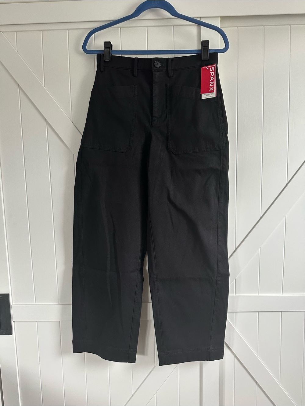 SPANX Supersmooth Utility Barrel Leg Pants Black Size Small NWT